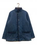 45Rフォーティファイブ・アール）の古着「中綿フリースインディゴ染めジャケット」｜ネイビー