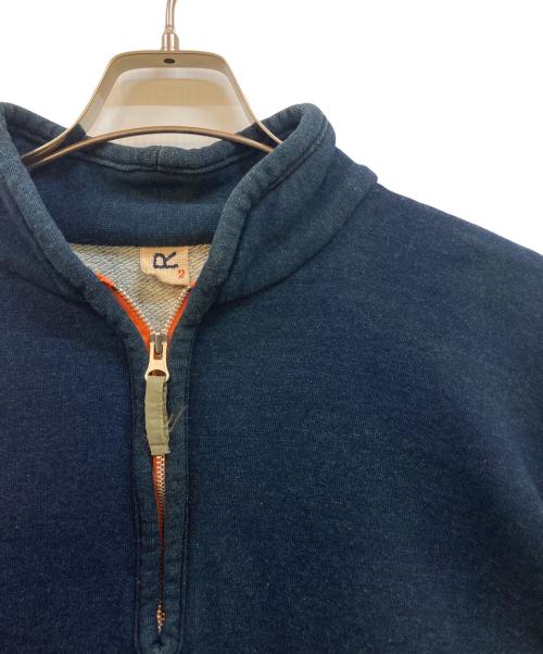 45R（フォーティファイブ・アール）45R (フォーティファイブ・アール) インディゴ染めハーフジップスウェット ネイビー サイズ:2の古着・服飾アイテム