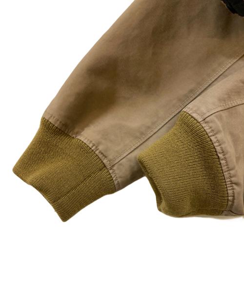 Denim & Supply Ralph Lauren（デニム＆サプライ ラルフローレン）Denim & Supply Ralph Lauren (デニム＆サプライ ラルフローレン) ボアカラーフライトジャケット ベージュ サイズ:Sの古着・服飾アイテム