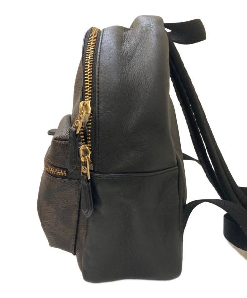 COACH（コーチ）COACH (コーチ) シグネチャー ミニリュック ブラウンの古着・服飾アイテム