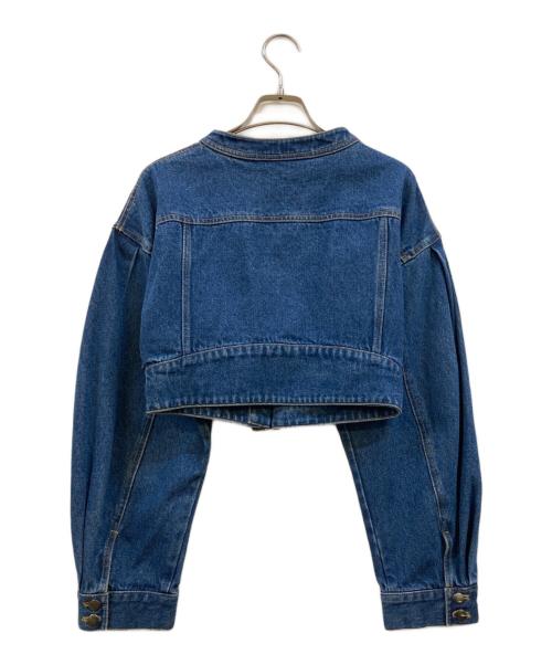 pinue（ピヌエ）PINUE (ピヌエ) フロントベルトショートGジャン インディゴ サイズ:F 未使用品の古着・服飾アイテム