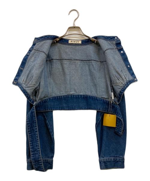 pinue（ピヌエ）PINUE (ピヌエ) フロントベルトショートGジャン インディゴ サイズ:F 未使用品の古着・服飾アイテム