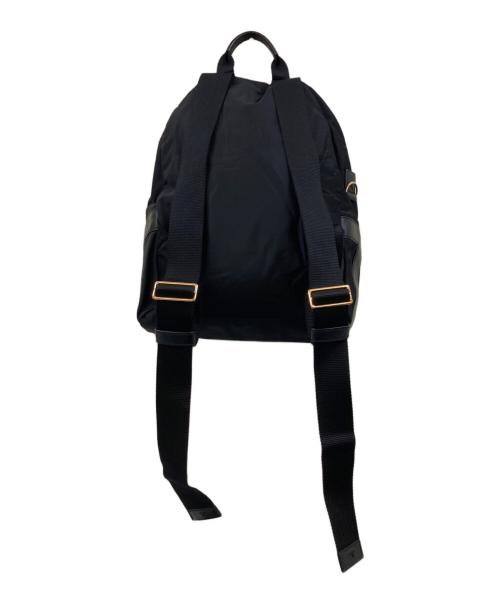 TORY BURCH（トリーバーチ）TORY BURCH (トリーバーチ) ワッペンナイロンリュック ブラックの古着・服飾アイテム