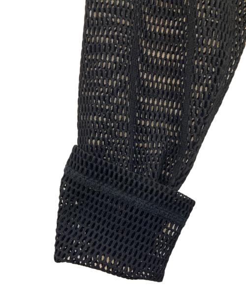 JUNYA WATANABE COMME des GARCONS（(ジュンヤワタナベ コムデギャルソン）JUNYA WATANABE COMME des GARCONS (ジュンヤワタナベ コムデギャルソン) MESH LONG T-SHIRT ブラック サイズ:Ｍの古着・服飾アイテム