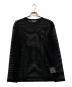 JUNYA WATANABE COMME des GARCONS（ジュンヤワタナベ コムデギャルソン）の古着「MESH LONG T-SHIRT」｜ブラック