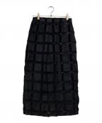 ROBE DE CHAMBRE COMME DES GARCONSローブドシャンブル コムデギャルソン）の古着「異素材ベロア切替レーヨンパンツ」｜ブラック