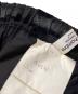 中古・古着 ROBE DE CHAMBRE COMME DES GARCONS (ローブドシャンブル コムデギャルソン) 異素材ベロア切替レーヨンパンツ ブラック サイズ:下記参照：9000円