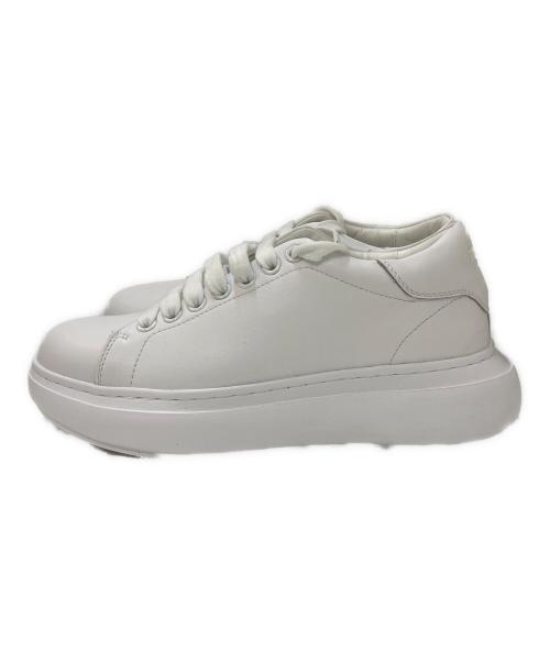 FILLIN TOKYO（フィルイン）FILLIN TOKYO (フィルイン) 厚底レザースニーカー ホワイト サイズ:26㎝の古着・服飾アイテム