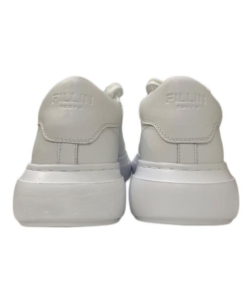 FILLIN TOKYO（フィルイン）FILLIN TOKYO (フィルイン) 厚底レザースニーカー ホワイト サイズ:26㎝の古着・服飾アイテム