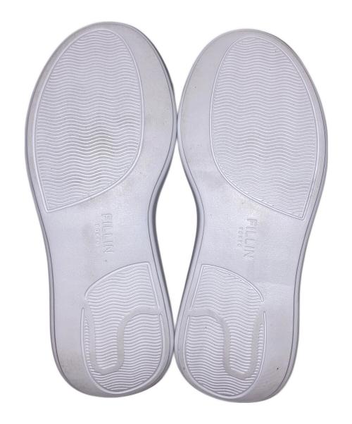 FILLIN TOKYO（フィルイン）FILLIN TOKYO (フィルイン) 厚底レザースニーカー ホワイト サイズ:26㎝の古着・服飾アイテム