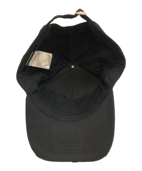 DSQUARED2（ディースクエアード）DSQUARED2 (ディースクエアード) ICONロゴベースボールキャップ ブラックの古着・服飾アイテム