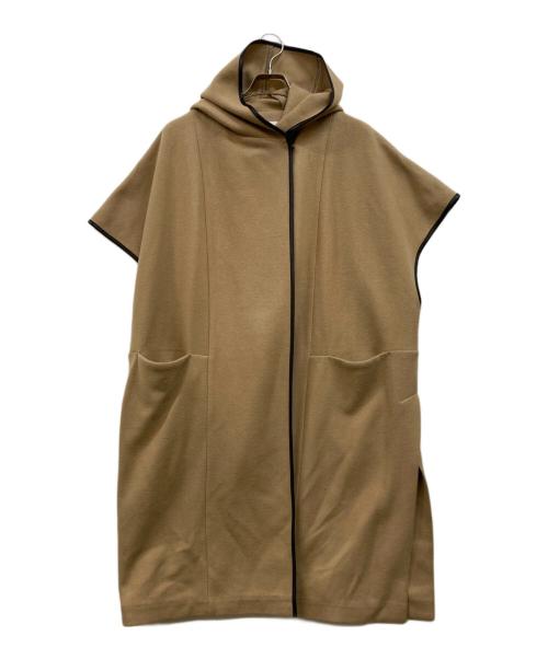 LOVELESS（ラブレス）LOVELESS (ラブレス) フーディーパイピングジレ ベージュ サイズ:Fの古着・服飾アイテム
