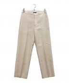 DRAWERドゥロワー）の古着「ウールシルクパンツ」｜ピンク