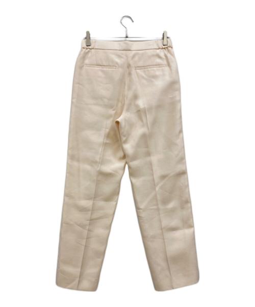 DRAWER（ドゥロワー）DRAWER (ドゥロワー) ウールシルクパンツ ピンク サイズ:40の古着・服飾アイテム