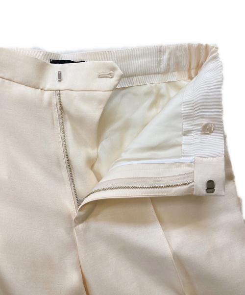 DRAWER（ドゥロワー）DRAWER (ドゥロワー) ウールシルクパンツ ピンク サイズ:40の古着・服飾アイテム