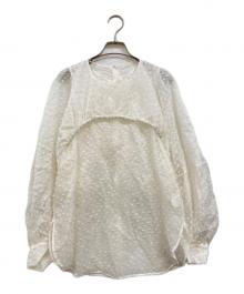 YORI（ヨリ）の古着「shirocon konayuki 3wayブラウス」｜ホワイト