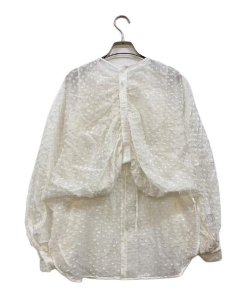 YORI（ヨリ）YORI (ヨリ) shirocon konayuki 3wayブラウス ホワイト サイズ:38の古着・服飾アイテム