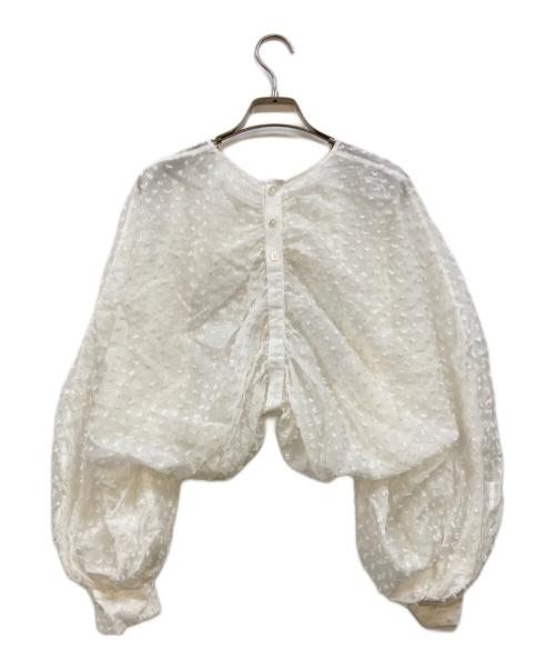 YORI（ヨリ）YORI (ヨリ) shirocon konayuki 3wayブラウス ホワイト サイズ:38の古着・服飾アイテム