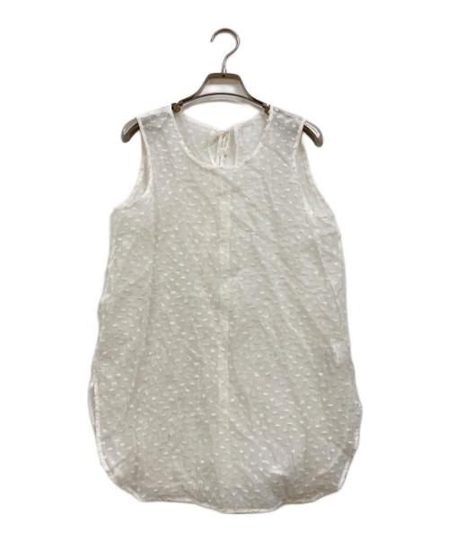 YORI（ヨリ）YORI (ヨリ) shirocon konayuki 3wayブラウス ホワイト サイズ:38の古着・服飾アイテム