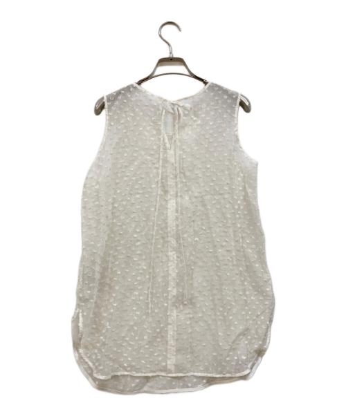 YORI（ヨリ）YORI (ヨリ) shirocon konayuki 3wayブラウス ホワイト サイズ:38の古着・服飾アイテム