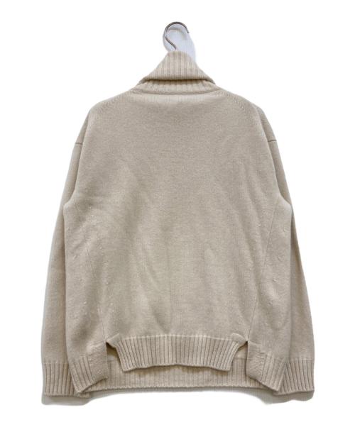 DRAWER（ドゥロワー）DRAWER (ドゥロワー) 7Gカシミヤタートルニット ベージュ サイズ:2の古着・服飾アイテム