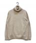 DRAWER（ドゥロワー）の古着「7Gカシミヤタートルニット」｜ベージュ
