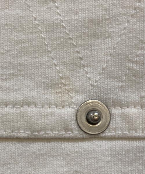 BOTTEGA VENETA（ボッテガベネタ）BOTTEGA VENETA (ボッテガベネタ) クルーネックリベットポケットTシャツ ホワイト サイズ:Sの古着・服飾アイテム