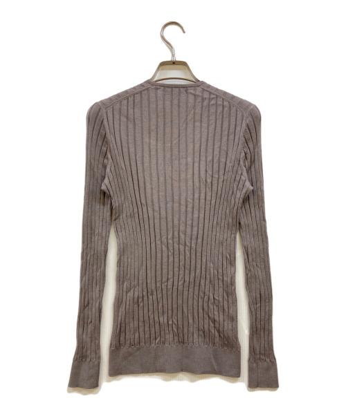 DRAWER（ドゥロワー）DRAWER (ドゥロワー) 18Gカシミヤシルククルーネックニット グレー サイズ:2の古着・服飾アイテム