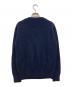 DRAWER (ドゥロワー) 9Gウールカシミヤアゼ編みニット ネイビー サイズ:2：13000円