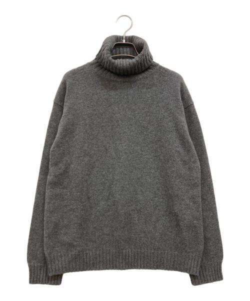 DRAWER（ドゥロワー）DRAWER (ドゥロワー) カシミヤタートルニット グレー サイズ:2の古着・服飾アイテム