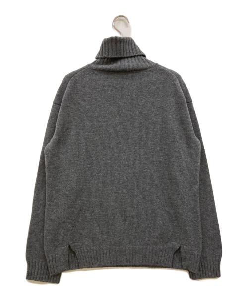 DRAWER（ドゥロワー）DRAWER (ドゥロワー) カシミヤタートルニット グレー サイズ:2の古着・服飾アイテム