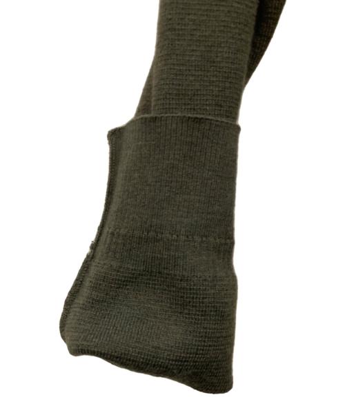 Zanone（ザノーネ）Zanone (ザノーネ) 12G ハイゲージ ミラノリブ クルーネック セーター グリーン サイズ:36の古着・服飾アイテム