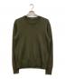 Zanone（ザノーネ）の古着「12G ハイゲージ ミラノリブ クルーネック セーター」｜グリーン