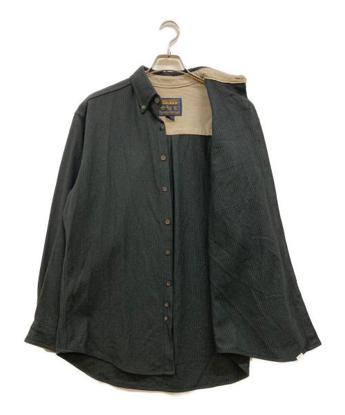 WOOLRICH（ウールリッチ）WOOLRICH (ウールリッチ) ハウンドトゥースネルシャツ グリーン サイズ:Ｍの古着・服飾アイテム