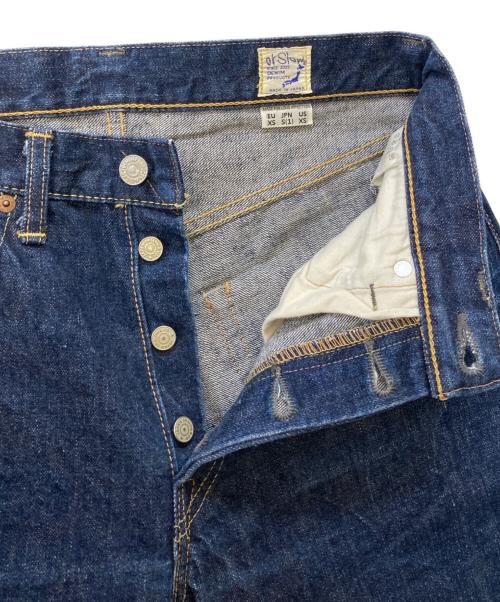 orSlow（オアスロウ）orSlow (オアスロウ) LOT105 セルビッチデニムパンツ ブルー サイズ:Sの古着・服飾アイテム