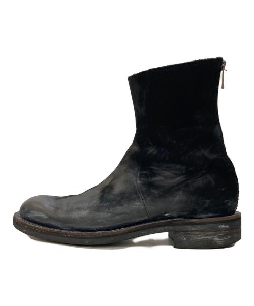 ripvanwinkle（リップヴァンウィンクル）ripvanwinkle (リップヴァンウィンクル) バックジップブーツ ブラック サイズ:41の古着・服飾アイテム