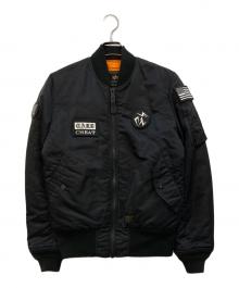 ALPHA×FTC（アルファ×エフティーシー）の古着「MA-1 Flight Jacket」｜ブラック