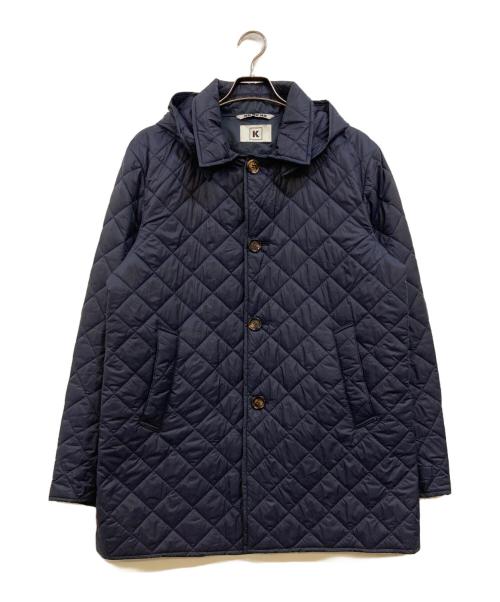 KIRED（キーレッド）KIRED (キーレッド) ナイロンキルティングジャケット ネイビー サイズ:54の古着・服飾アイテム