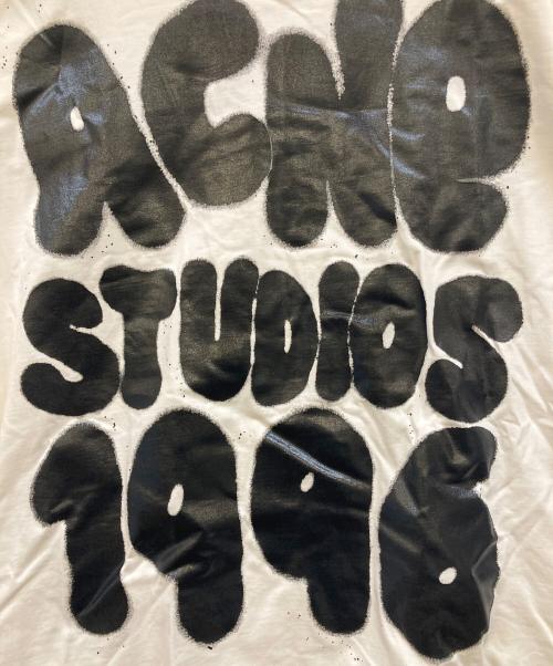 Acne studios（アクネ ストゥディオズ）Acne studios (アクネ ストゥディオズ) ERESA SPRAY Tシャツ ホワイト サイズ:Ｌの古着・服飾アイテム