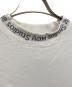 中古・古着 ACNE STUDIOS (アクネ ストゥディオズ) GOJINA DYED ロゴトリムTシャツ ホワイト サイズ:XS：7000円