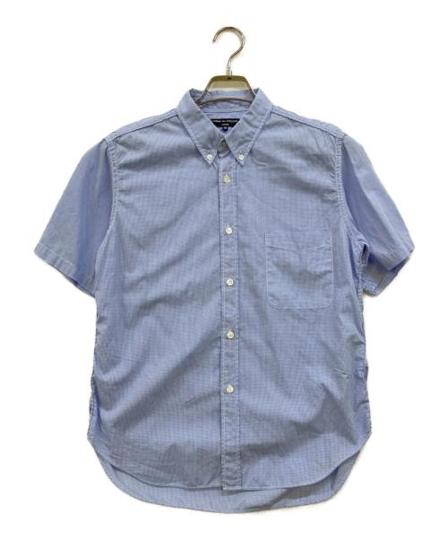 COMME des GARCONS HOMME（コムデギャルソン オム）COMME des GARCONS HOMME (コムデギャルソン オム) ショートスリーブチェックシャツ ブルー サイズ:SSの古着・服飾アイテム