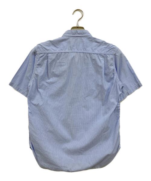 COMME des GARCONS HOMME（コムデギャルソン オム）COMME des GARCONS HOMME (コムデギャルソン オム) ショートスリーブチェックシャツ ブルー サイズ:SSの古着・服飾アイテム