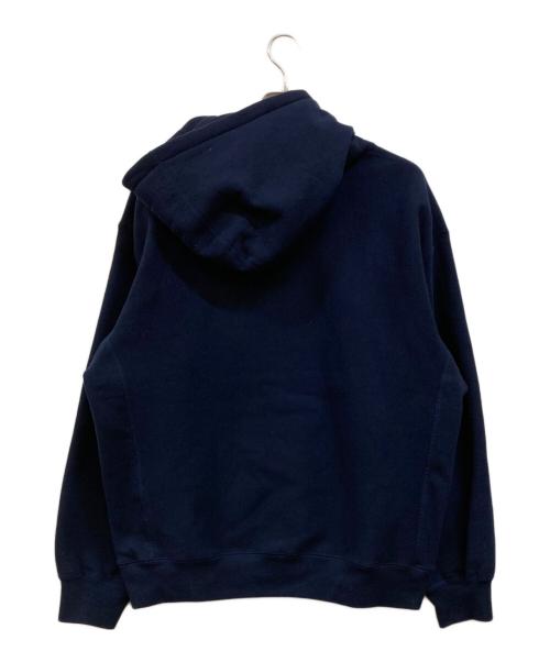 SUPREME（シュプリーム）SUPREME (シュプリーム) Raised Script Hooded Sweatshirt ネイビー サイズ:Lの古着・服飾アイテム
