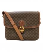 CELINEセリーヌ）の古着「マカダムショルダーバッグ」｜ブラウン