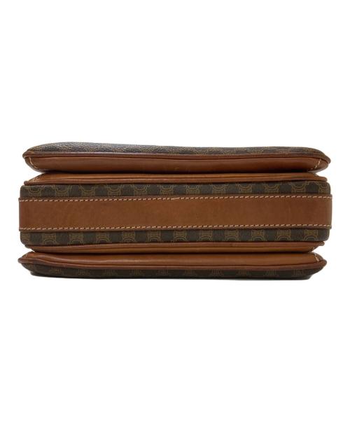 CELINE（セリーヌ）CELINE (セリーヌ) マカダムショルダーバッグ ブラウンの古着・服飾アイテム