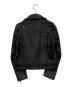 UNITED TOKYO (ユナイテッドトーキョー) カウレザージャケット ブラック サイズ:1：6000円