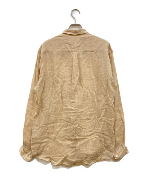 AURALEE（オーラリー）AURALEE (オーラリー) SEE-THROUGH LINEN SHIRTS ベージュ サイズ:3の古着・服飾アイテム