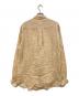 AURALEE (オーラリー) SEE-THROUGH LINEN SHIRTS ベージュ サイズ:3：8000円