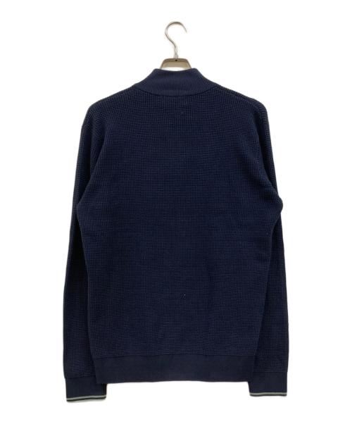 FRED PERRY（フレッドペリー）FRED PERRY (フレッドペリー) ワッフルステッチ ハーフジップジャンパー ネイビー サイズ:L 未使用品の古着・服飾アイテム