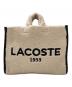 LACOSTE（ラコステ）の古着「Heritage Seasonal Faux Fur Tote Bag」｜アイボリー